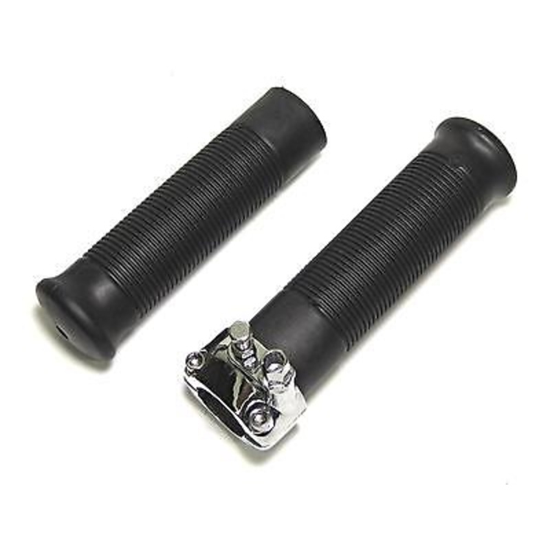 Single Throttle Assembly 1″ twist throttle amal style with Grips Triumph Norton BSA