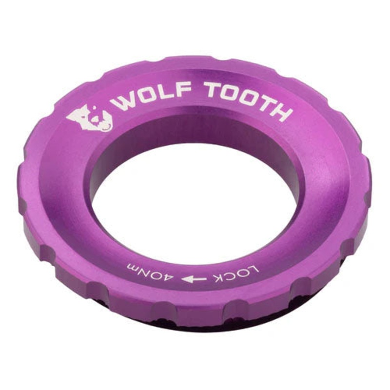 Wolf Tooth CenterLock Rotor Lockring – External Splined Ultraviolet Purple