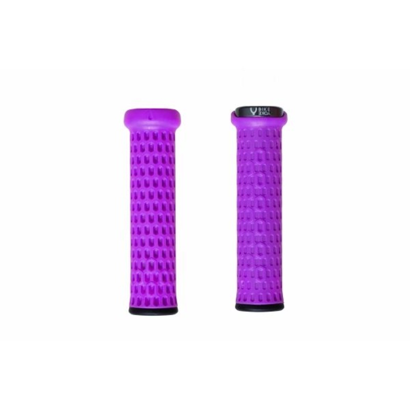 Bikeyoke Grippy Grips – Ruby – Single Lock On Grips