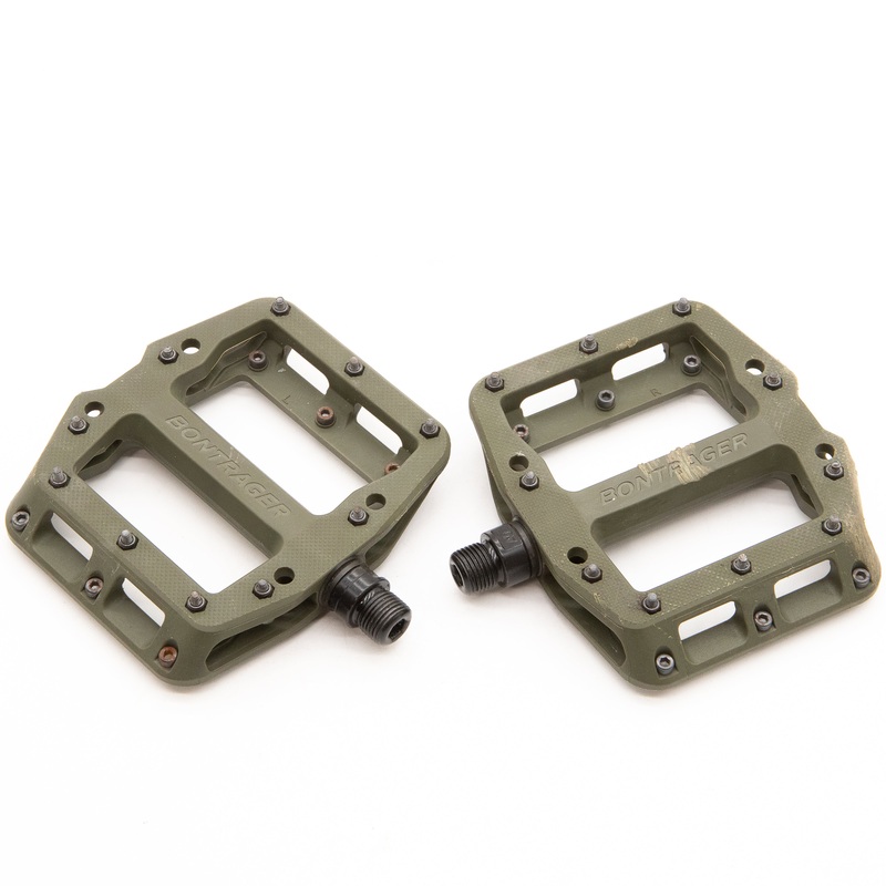 Bontrager Line Elite MTB Flat Pedal Olive Gray 356g