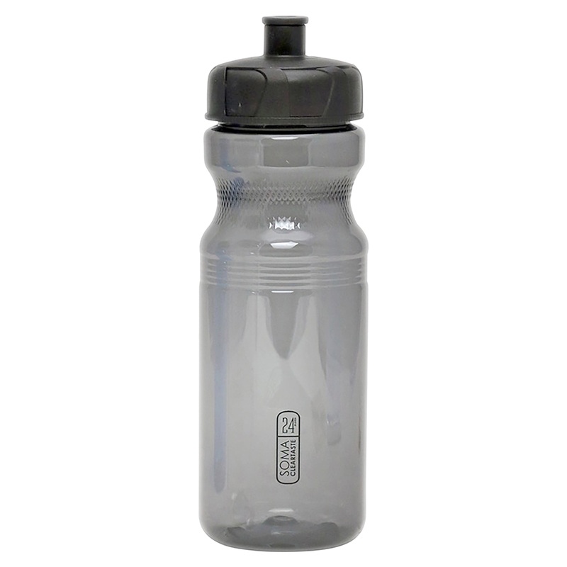 Soma Clear Taste Water Bottle Smoke/Black 24oz