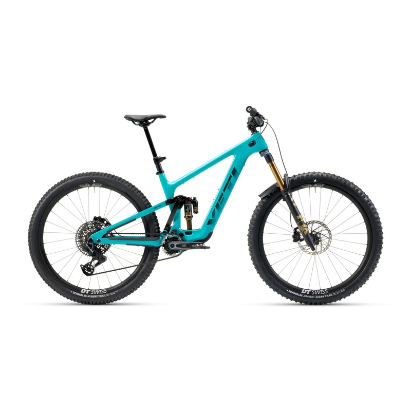 Yeti MTe Turq Series Complete E-Bike w/ T3 X0 T-Type Build, 580wh, Turquoise