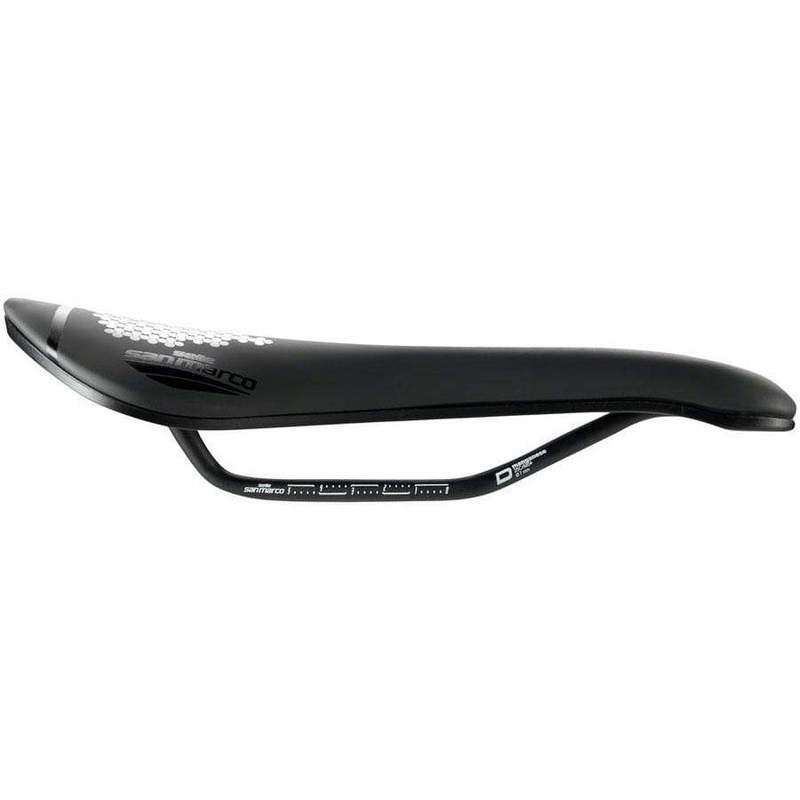 Aspide Short Open-Fit Dynamic Saddle – Manganese BLK Mens Narrow Black