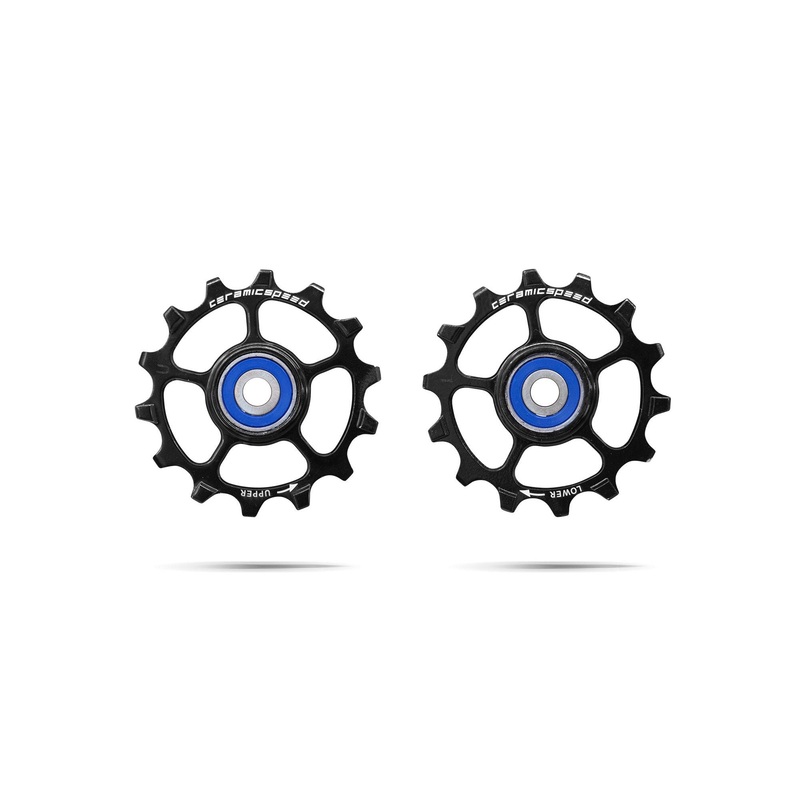 CeramicSpeed Ceramic Alloy Derailleur Pulleys – SRAM Eagle 14 12 Speed Black