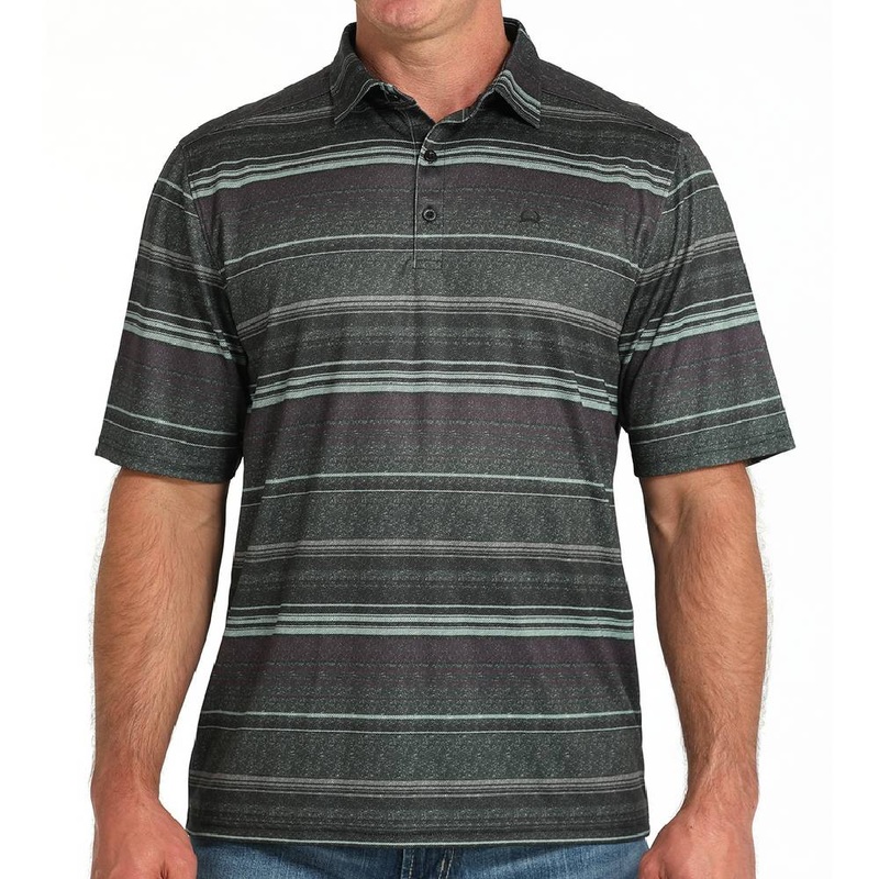 Cinch Men’s Arenaflex Stripe Polo Shirt