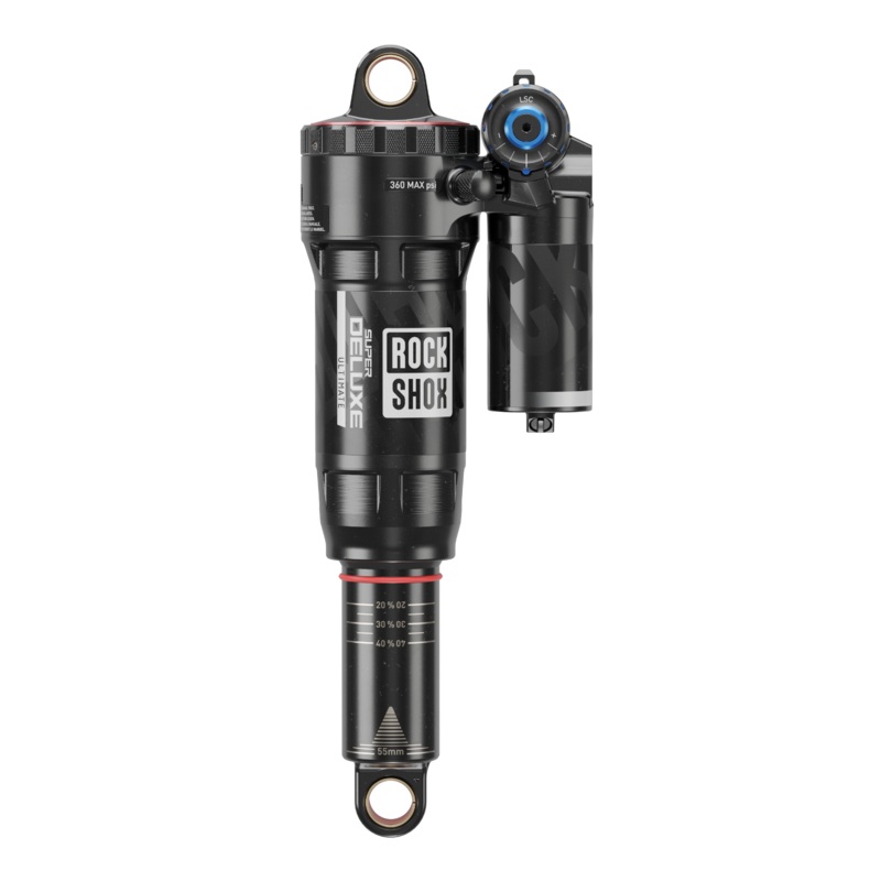 Rockshox Super Deluxe Ultimate RC2T C2 Shock – Dual Open-Eye Mount – 190X45mm (Metric) – DebonAir+ Linear Air Spring – Standard
