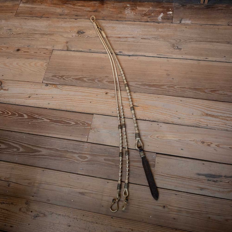 Handmade Rawhide Romel Reins
