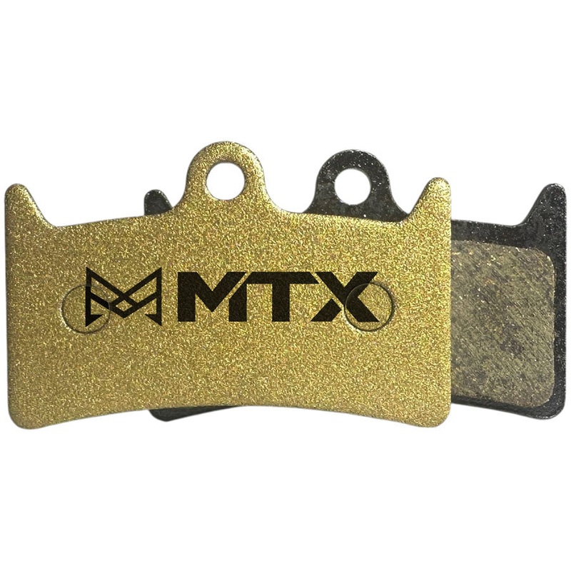 MTX Gold Label HD Disc Brake Pads – Ceramic/Kevlar Compound, Hope Tech 3 and Tech 4 V4, 4-Piston, Single Set