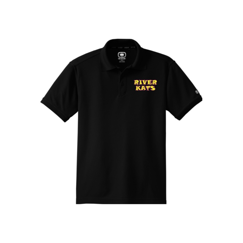 River Kats 2025 OGIO Caliber Polo (FE) Blacktop