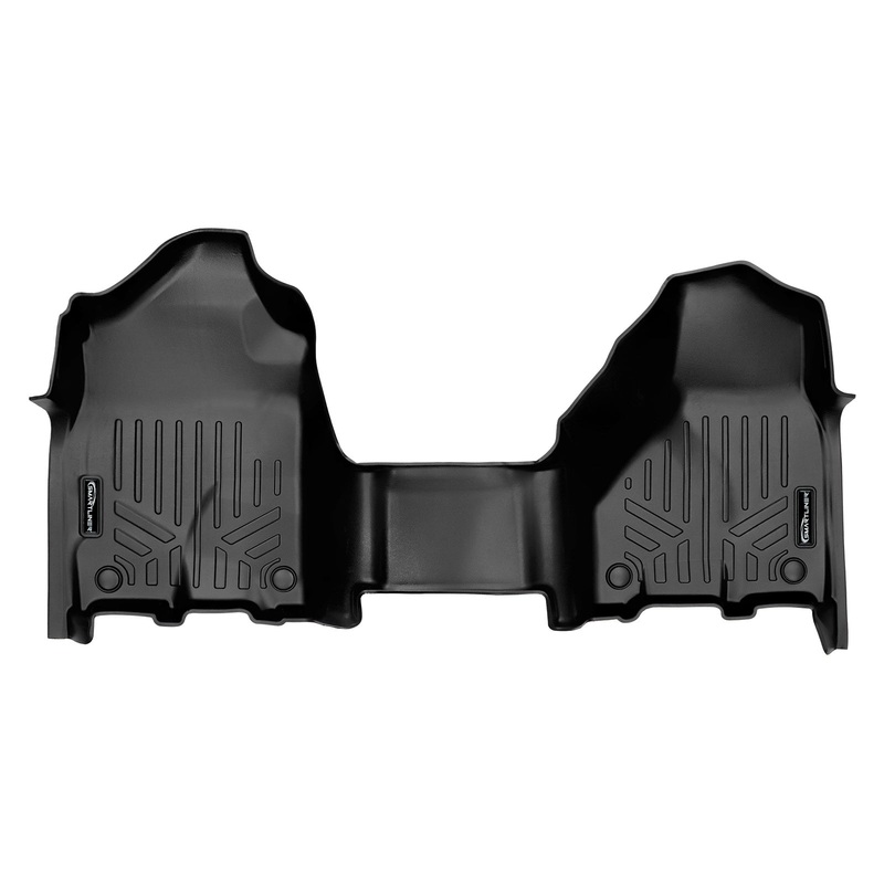 SMARTLINER Custom Fit Floor Liners For 2019-2025 Ram 2500/3500 Mega Cab with 1st Row Bench Seat Black