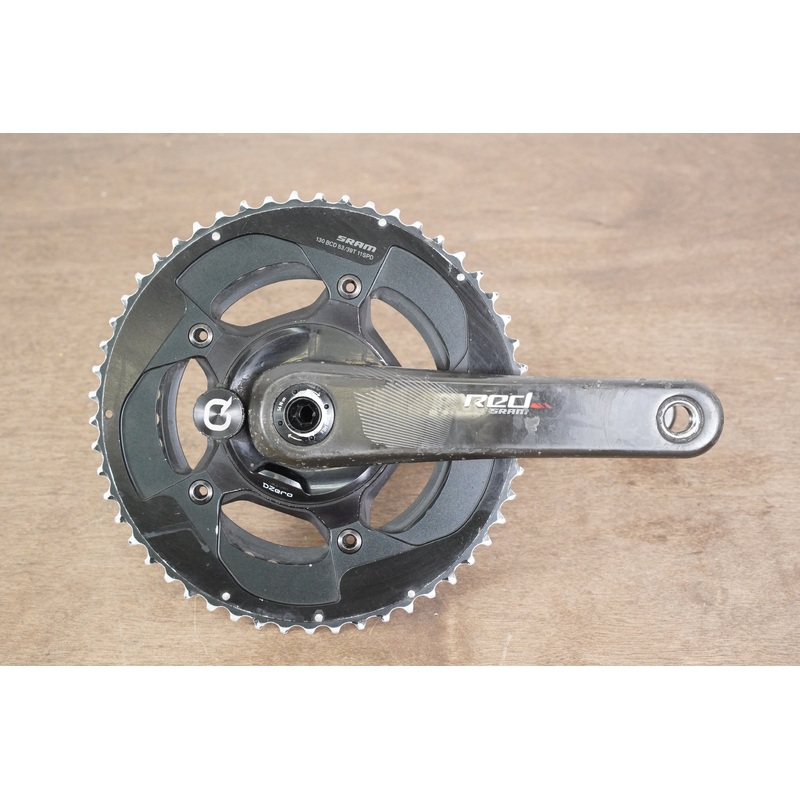 175mm 53/39T BB30 SRAM Red 22 Quarq DZero Carbon Power Meter Crankset