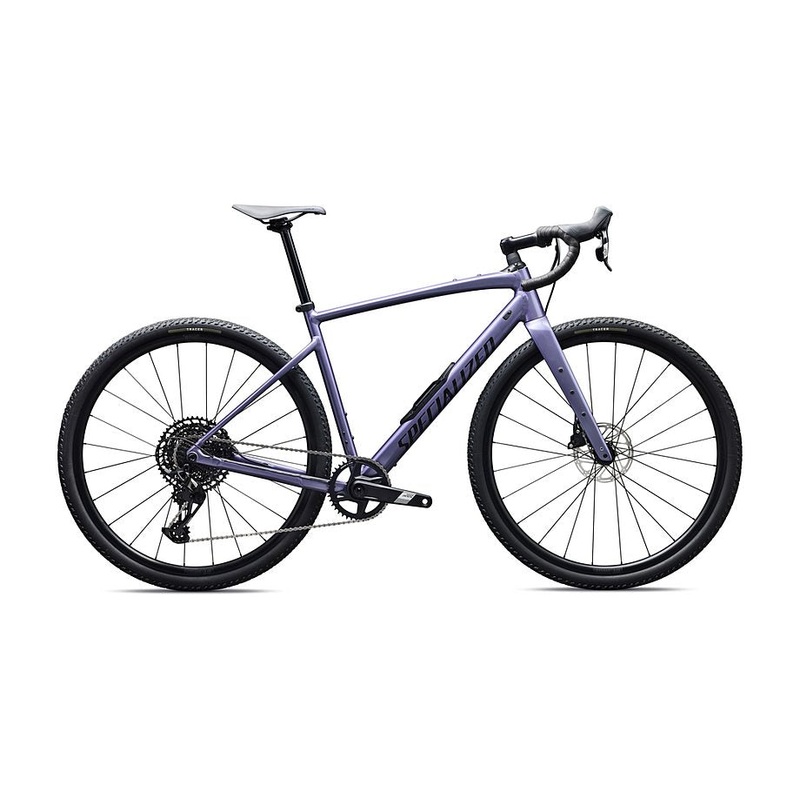 2026 Specialized Diverge E5 Comp Bike – 52cm, Bike Gloss Mauve Metallic / Obsidian