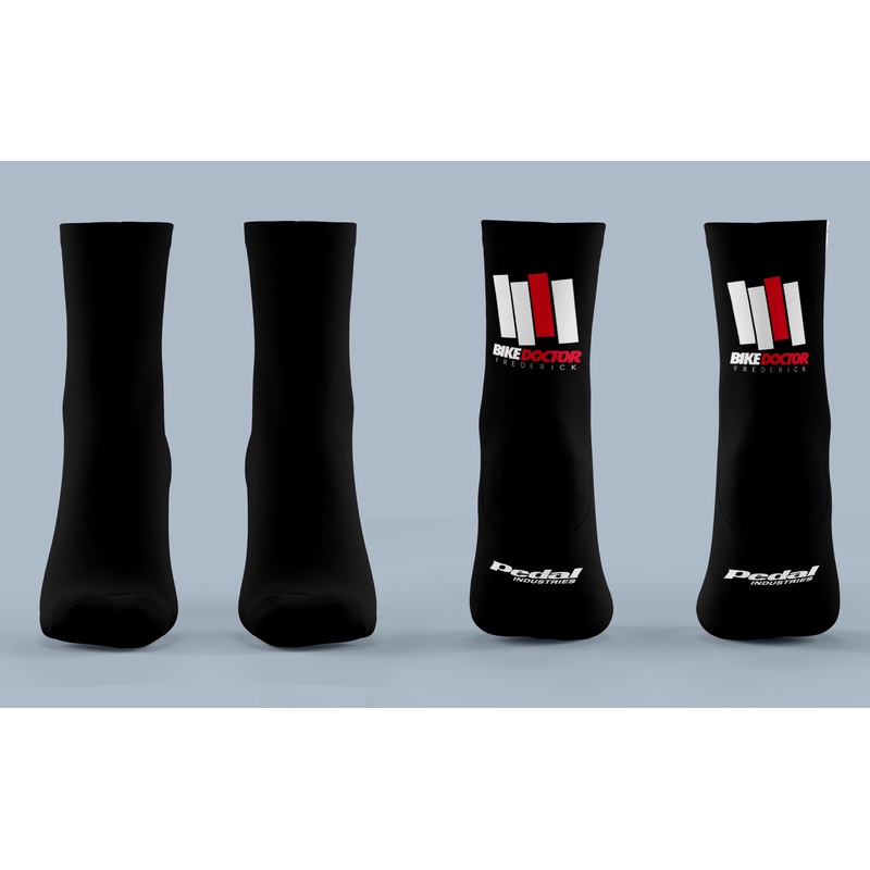 Bike Doctor Frederick 2023 SUBLIMATED SOCK Black