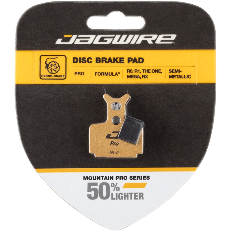 Jagwire Mountain Pro Alloy Backed Semi-Metallic Disc Brake Pads Formula T1 R1 RX MEGA RO