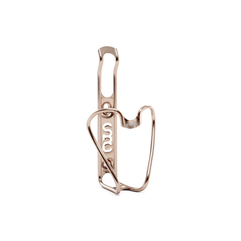 State Bicycle Co. Monogram 6061 Aluminum Anodized Bottle Cage – Champagne