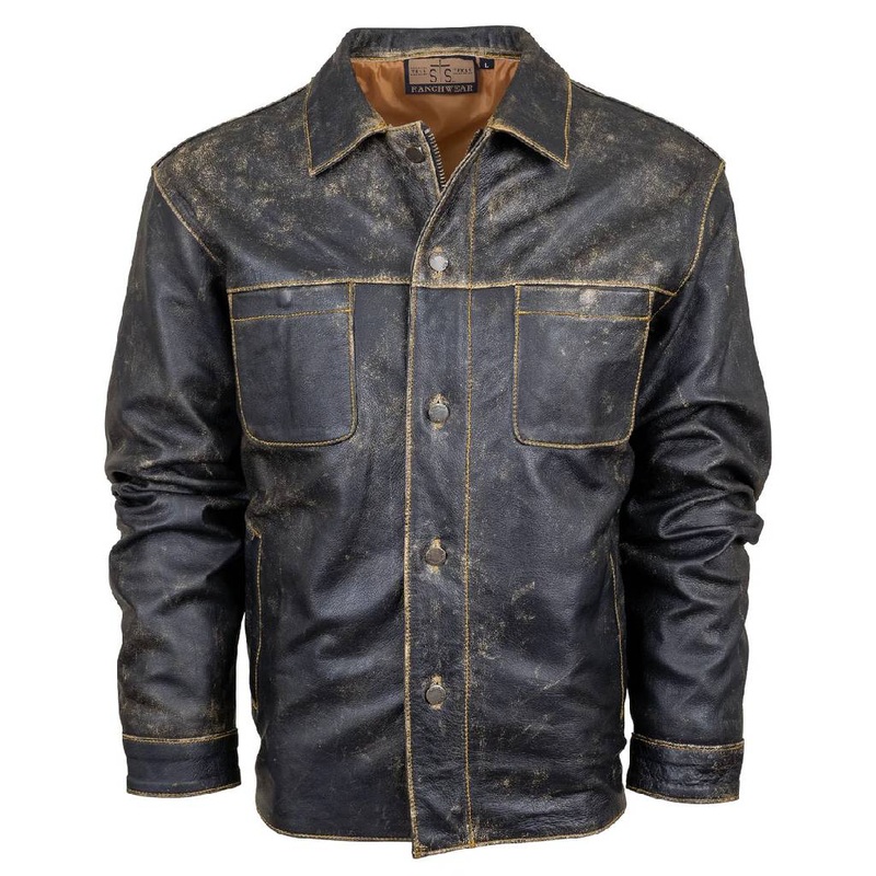 STS Ranchwear Men’s Jesse James Leather Jacket