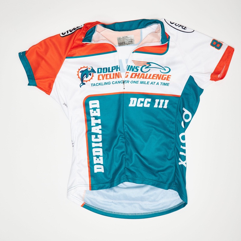 DCC III 2013 Women’s Dolphins Cancer Challenge Cycling Jersey Orange/Teal/White