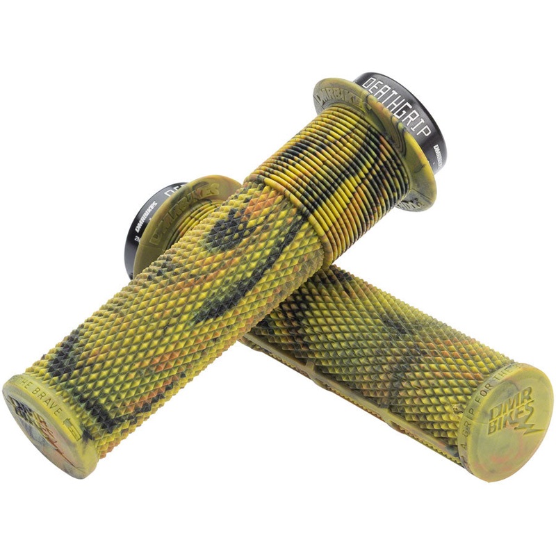 DMR DeathGrip Flanged Grips – Thick, Lock-On, Camo