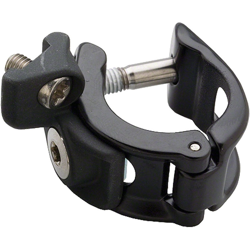 SRAM MatchMaker X Cockpit Clamp – Left Black With Ti Bolts