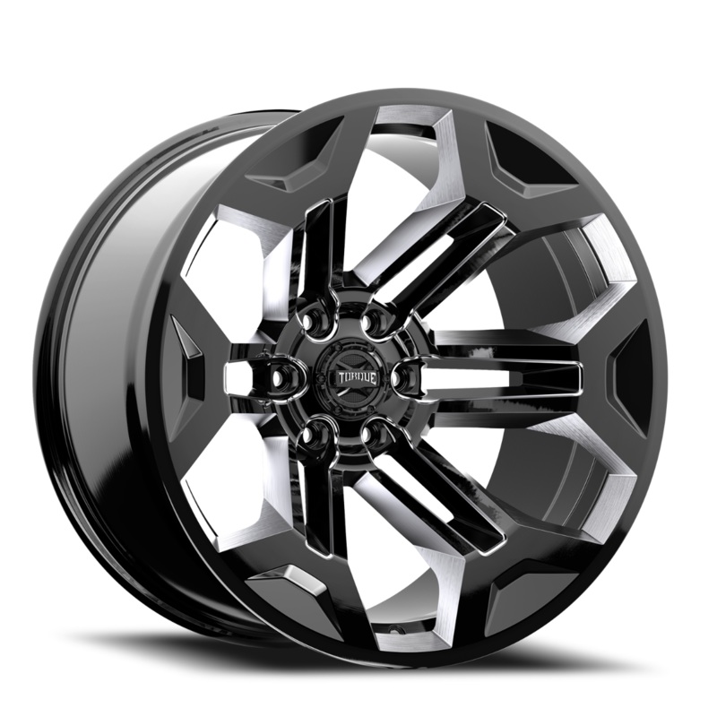 Rough Country | Torque Pulse | Gloss Black | 20×9 | 6×5.5 | -12mm | TW405C-20908333-12