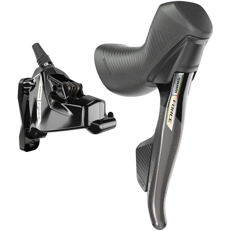 SRAM Force AXS HRD eTap Shift/Brake Lever and Hydraulic Disc Brake Caliper – Right/Rear, Flat Mount, 20mm Offset,