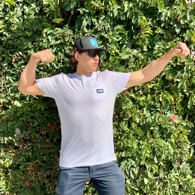 The Path Bike Shop Pocket Crew Neck Tee Military Green