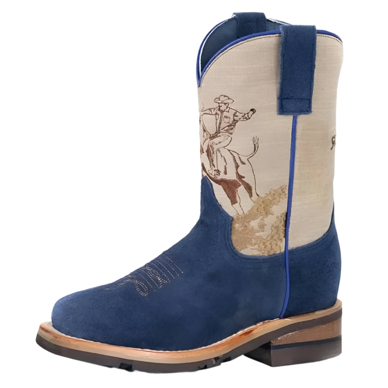 Roper Boy’s Bullrider Suede Western Boot