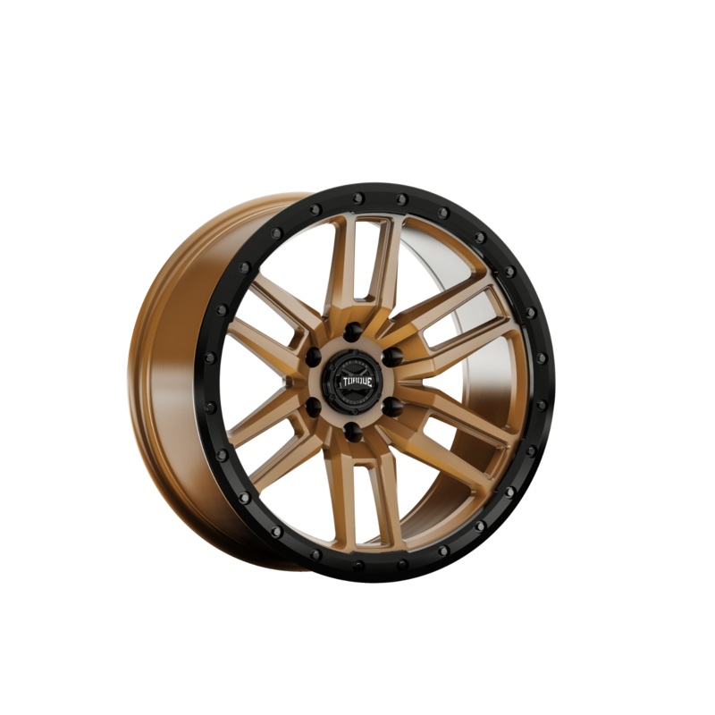 Rough Country | Torque Pritchett | Bronze w/Black Lip | 18×9 | 6×5.5 | -12mm | TW411C-18908407-12