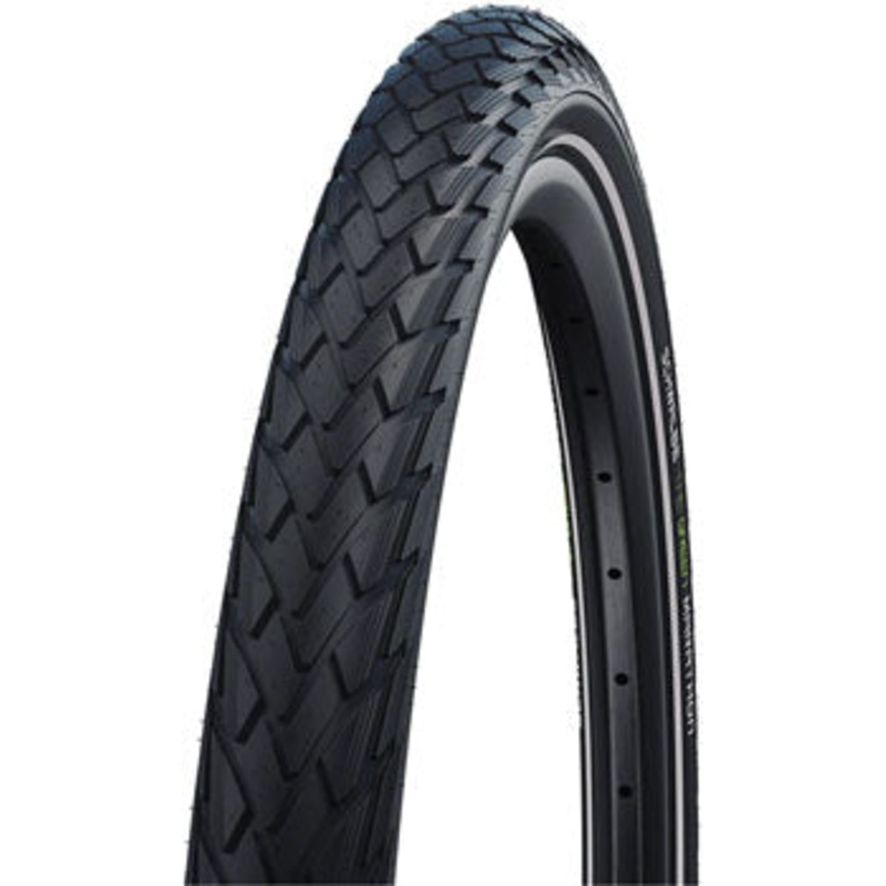 Schwalbe Green Marathon Tire – 20 x 1.50, Clincher, Wire, Black/Reflective