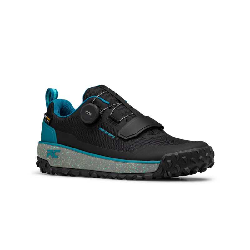 Ride Concepts Flume BOA Women’s Flat Shoes – Women’s US 9.5 – Black – Tahoe Blue