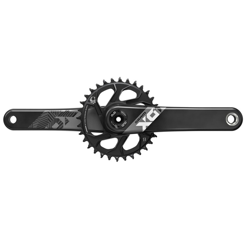 SRAM X01 Eagle BOOST DUB Crankset Black