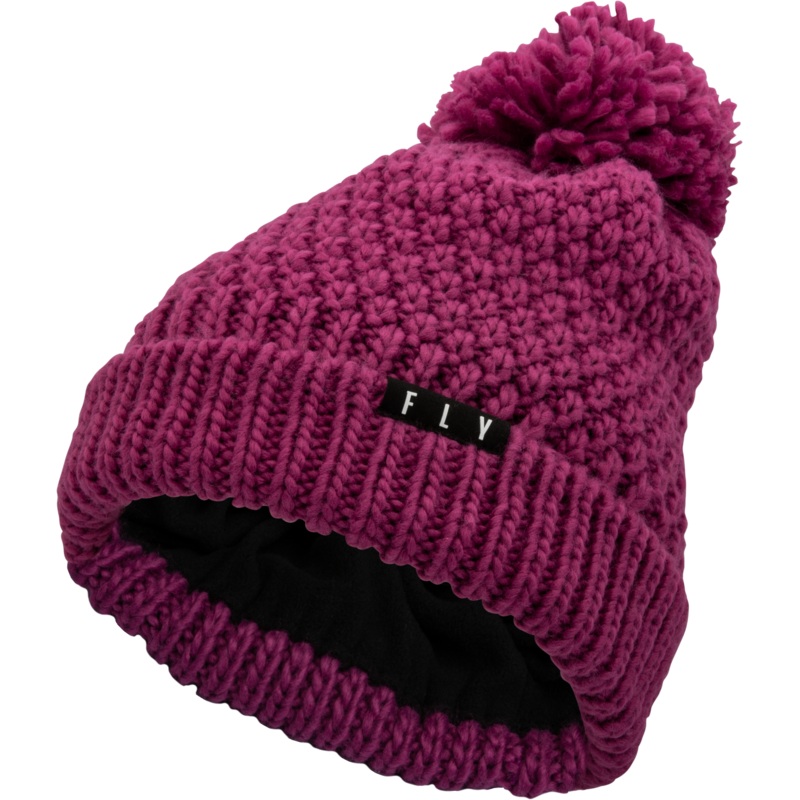 Women’s Fly Anna Pom Beanie Burgundy