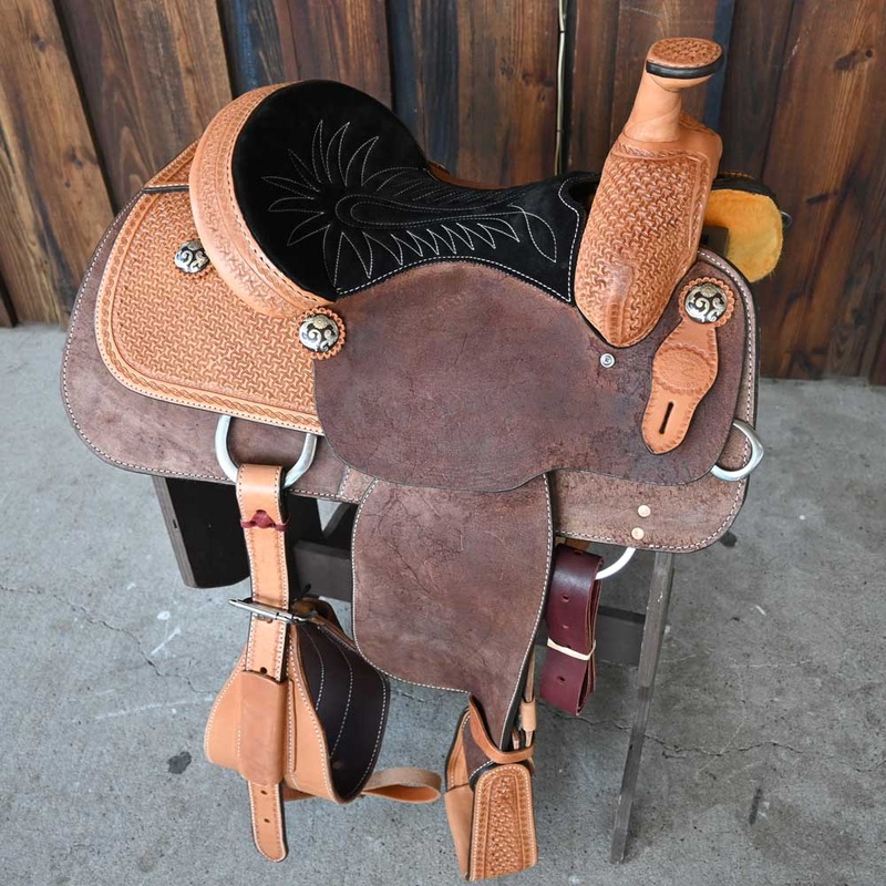 14.5″ LAZY “L” BY LARRY COATS TEAM ROPING SADDLE