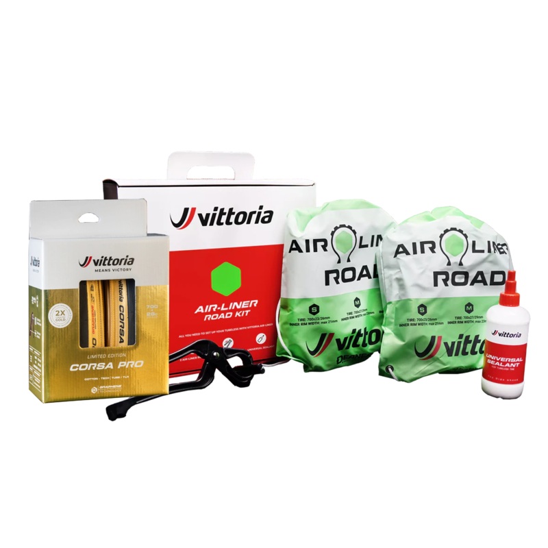 Corsa PRO Gold & Air-Liner Road Tubeless Kit