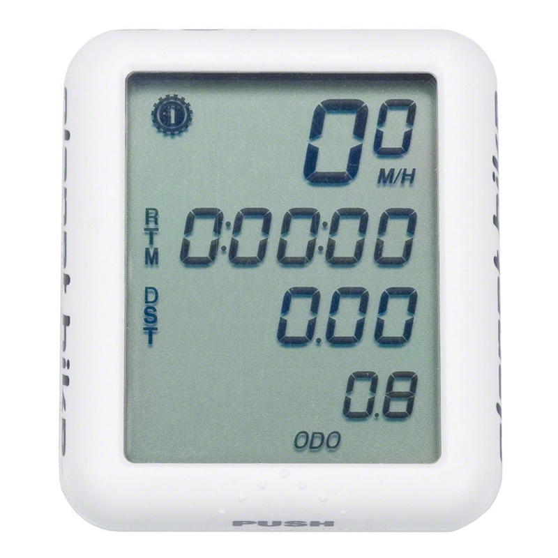 Planet Bike Protege 9.0 Bike Computer – Wired White