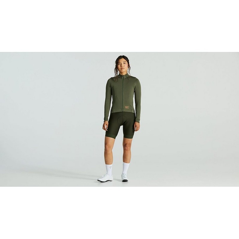 prime powergrid jersey ls wmn oak green xxl