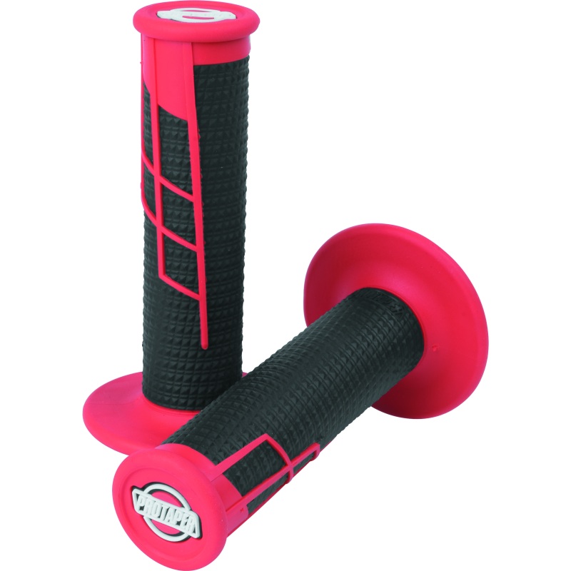 ProTaper Clamp-On 1/2 Waffle Grip – Red/Black
