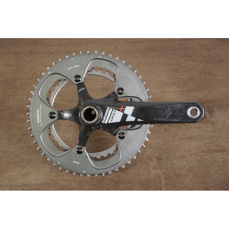 172.5mm 53/39T GXP SRAM Red Carbon Road Crankset