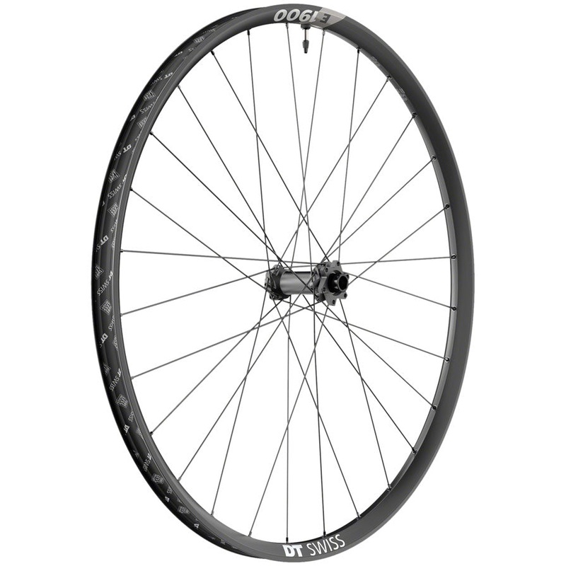 DT Swiss E 1900 Spline 30 Front Wheel – 27.5″, 15 x 110mm, 6-Bolt, Black