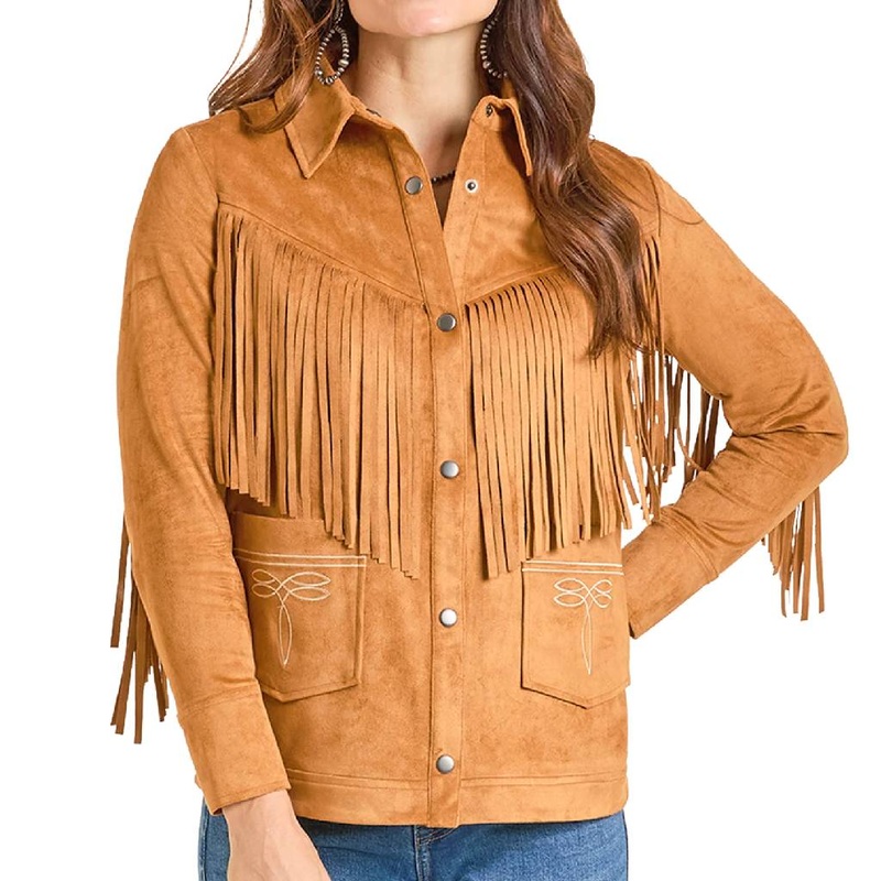 Panhandle Slim Women’s Fringed Yoke Shaket