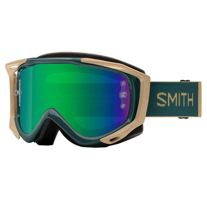 Smith Fuel V.2 Goggles – One Size Fits Most – Spruce Safari – Green Mirror Lens
