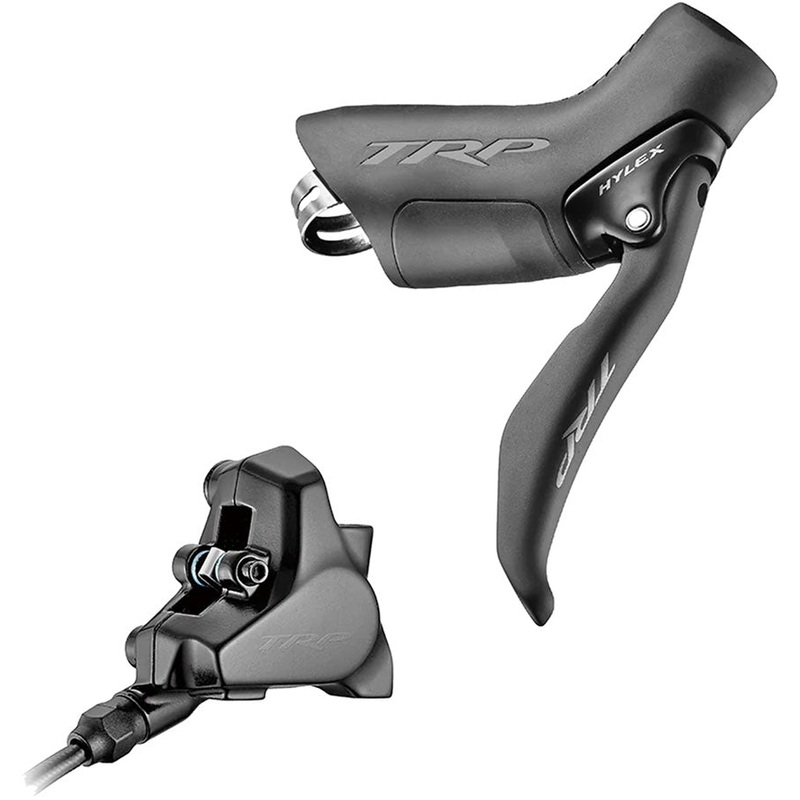 TRP Hylex Disc Brake Lever – Right Hydraulic 2-Piston 1900mm Hose Flat Mount BLK