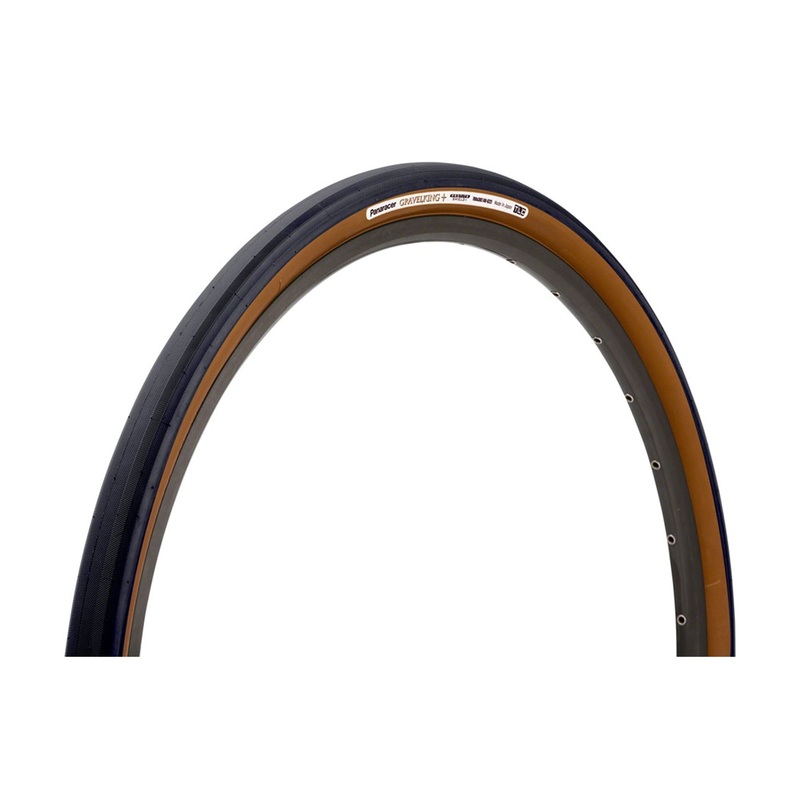 Panaracer GravelKing Plus w/ProTite Protection Tubeless Tire – 700c Black / Brown