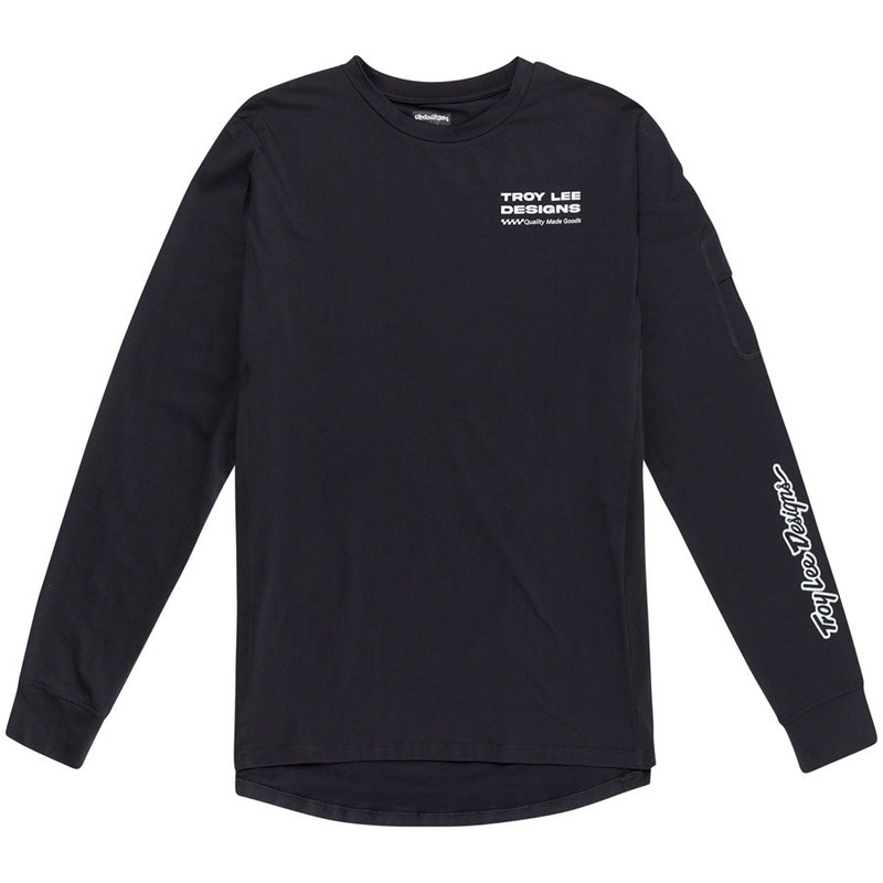 Troy Lee Designs Ruckus Long Sleeve Ride Tee  Factory Carbon X-Large