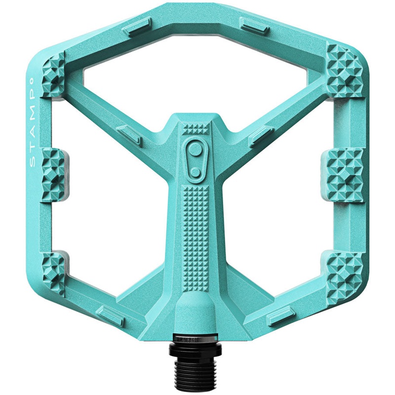 Crankbrothers Stamp 0 Pedals – Platform Composite 9/16″ Turquoise Large