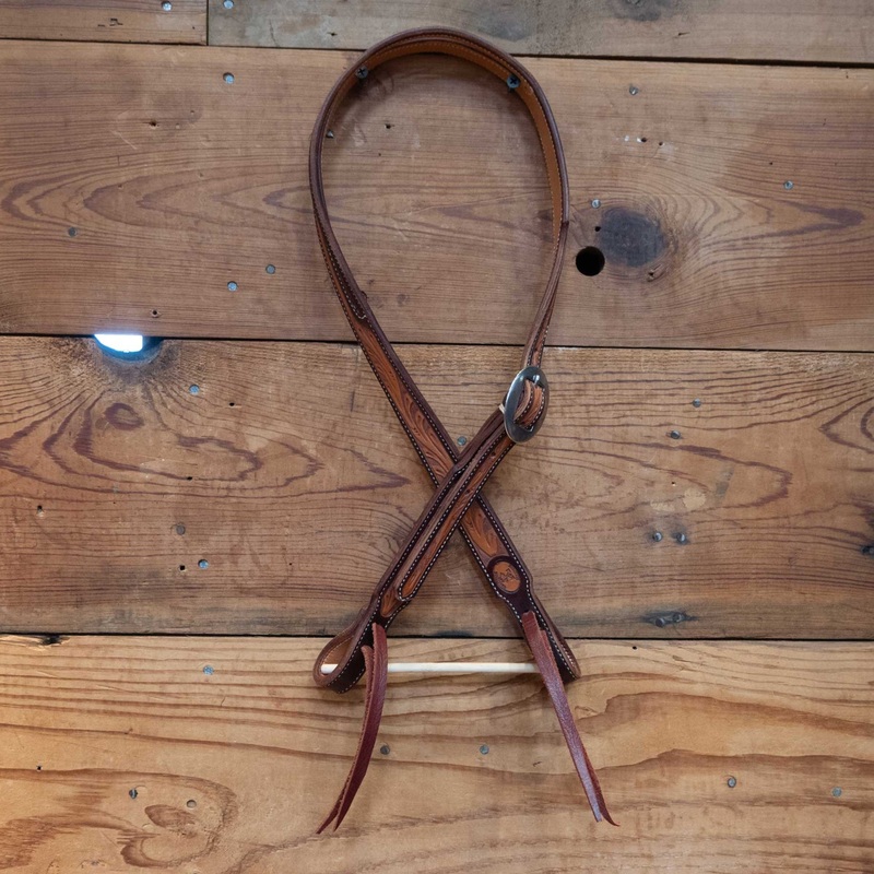 Ross Bullinger 5/8″ Tooled Split Ear Headstall