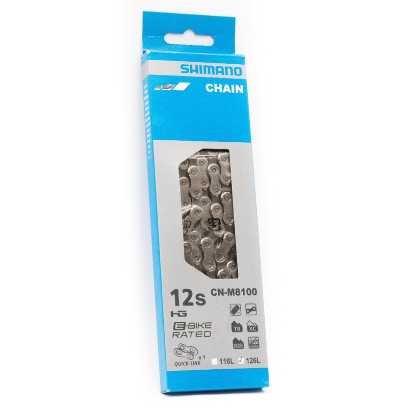 Shimano CN-M8100 Chain with Quick Link, 12-Speed, 126L XT/ULTEGRA/GRX