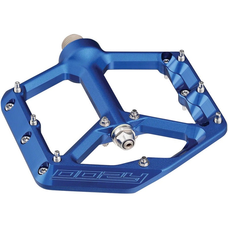 Spank Oozy Platform Pedals – Aluminum – Blue