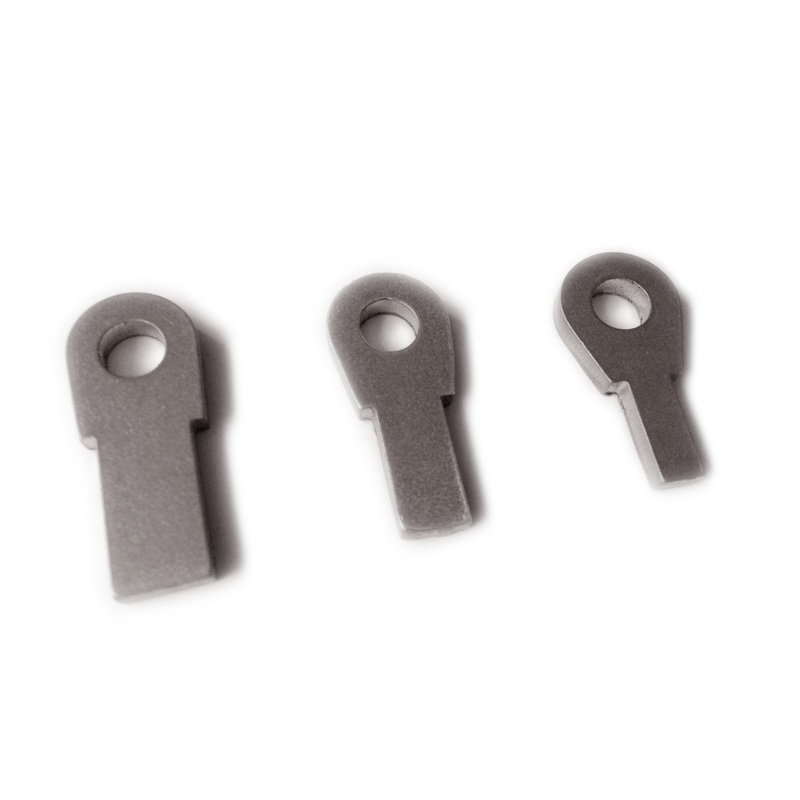 Stainless steel rack tabs, pre-trimmed – 2 & 10-packs