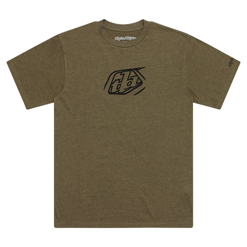 TLD Short Sleeve Tee – M – Badge Oliver Heather